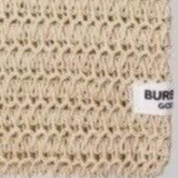 BURBERRY Goddess Tote Bag Raffia Straw Beach NEW - Picture 6 of 6